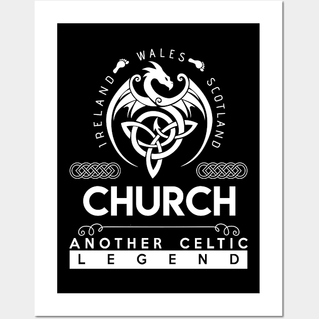 Church Name T Shirt - Another Celtic Legend Church Dragon Gift Item Wall Art by harpermargy8920